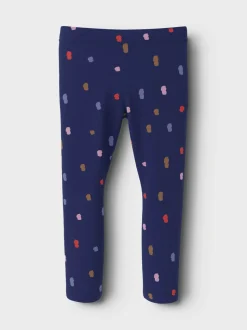 Name It lasten leggingsit, NMFNIRIANNE LEGGING Sininen Kuosi
