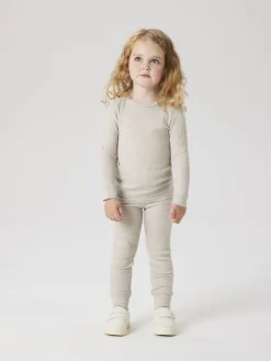 Name It lasten leggingsit, NMNWAX WOOL RIB LEGGING Harmaa