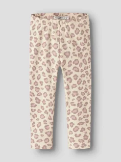 Name It lasten leggingsit, NMFDAVINA SWEAT FLEECE LEGGING Keltainen Kuosi