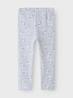 Name It lasten leggingsit, NMFDAVINA AOP LEGGING Vaaleansininen
