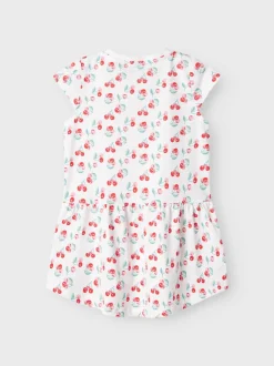 Name It Lasten Mekko, NMFVIGGA CAPSL DRESS Valkopohjainen Kuosi