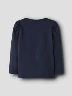 Name it lasten paita NMFSWANA LS TOP, tummansininen