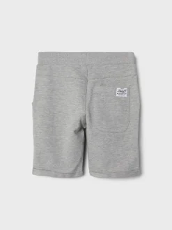 Name It Lasten Shortsit NKMVERMO LONG SWE SHORTS UNB Vaaleanharmaa