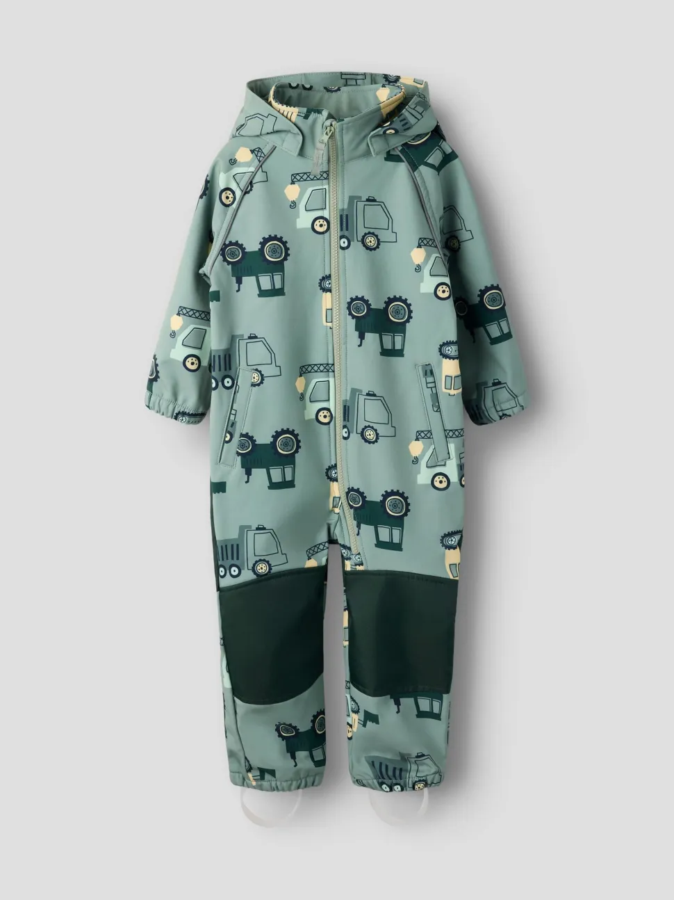 Name It lasten softshell haalari NMMALFA08 SOFTSHELL SUIT NOOS, kuosi vihreä