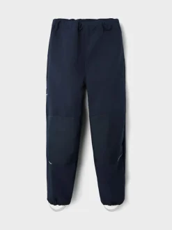 Name It Lasten Softshellhousut, Alfa Solid Tummansininen
