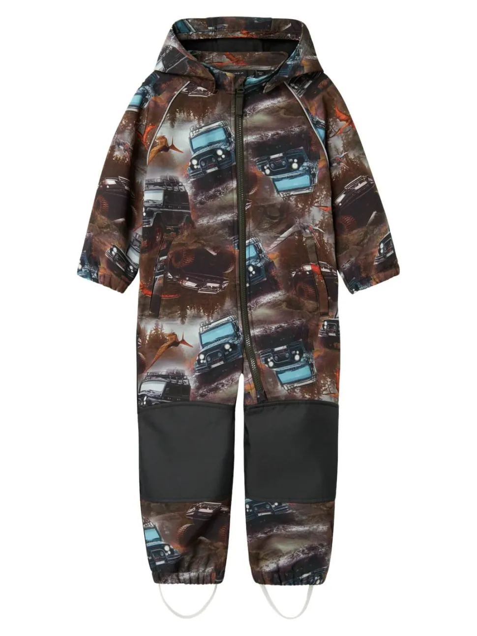 Name It Lasten Softshellhaalari, NMMALFA08 SOFTSHELL SUIT NOOS Ruskea Kuosillinen