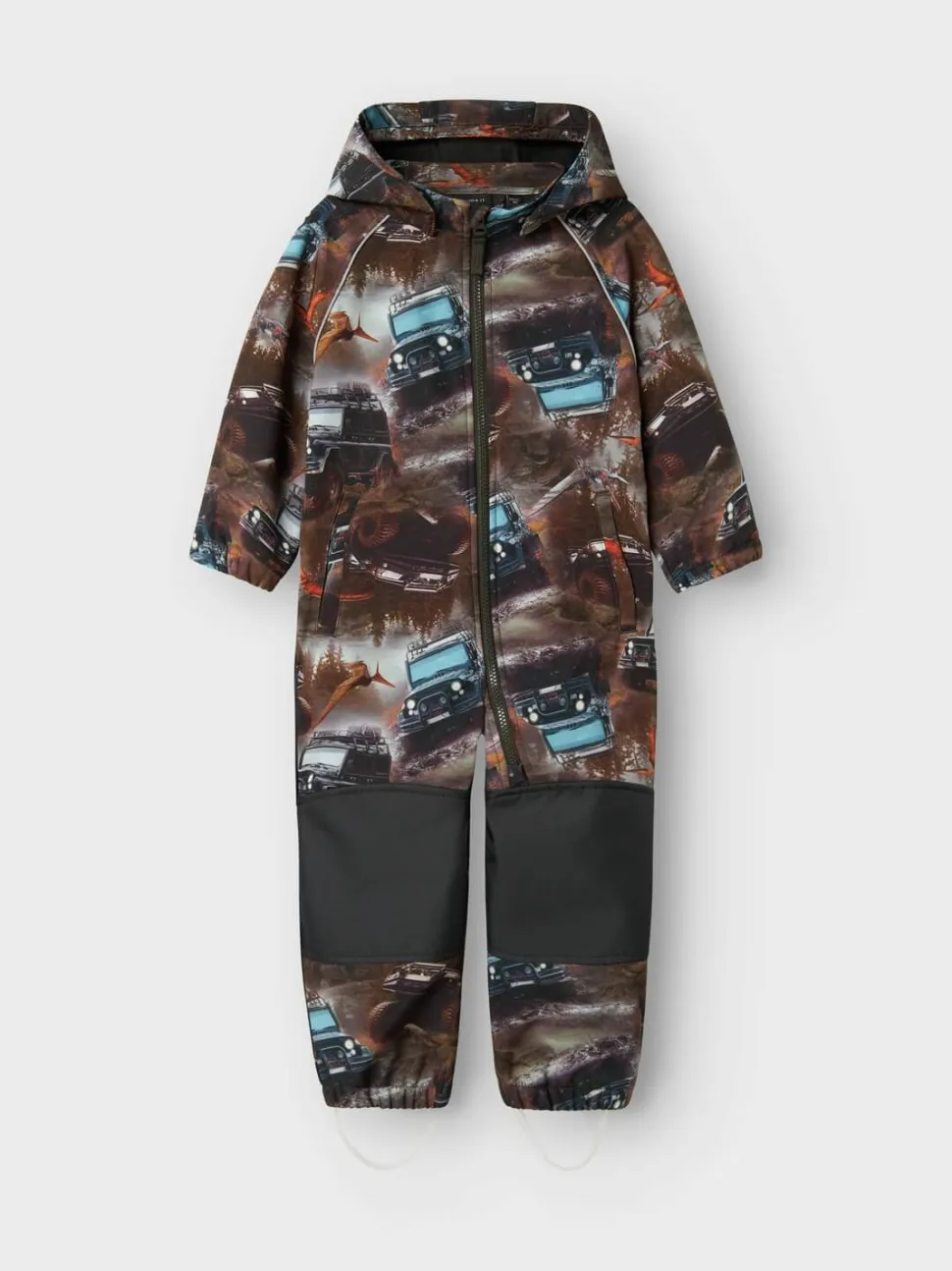 Name It Lasten Softshellhaalari, NMMALFA08 SOFTSHELL SUIT NOOS Ruskea Kuosillinen