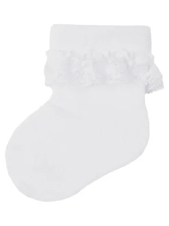 Name It lasten sukat, NBFOPAGNA SOCK Valkoinen
