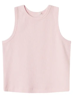 Name It Lasten Toppi, NKFNAKAL SL CROP TOP NOOS Vaaleanpunainen