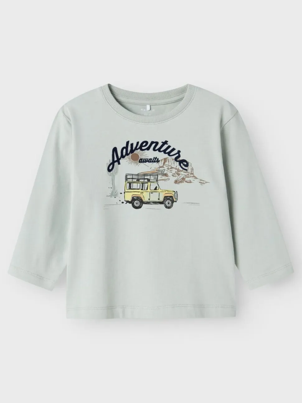 Name It lasten t-paita, NMMHAKO NREG LS TOP Vaaleanvihreä