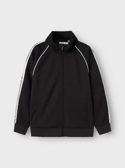 Name It lasten verkkatakki, NKMHAKKA LS SWEAT CARD UNB Musta
