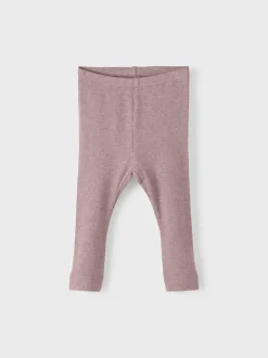 Name It leggingsit, NBNKAB LEGGINGS Vaaleanpunainen