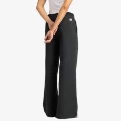 New Balance naisten collegehousut, Linear Heritage Fleece Wide Leg Pant Musta