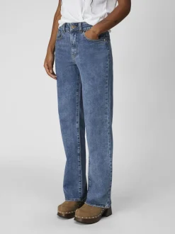 Object Naisten Farkut, OBJMARINA MW DENIM JEANS NOOS Indigo