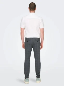 Only and Sons Miesten Chinot, MARK PANT DRESS BLUES NOS Sininen Ruutu