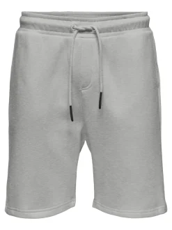 Only and Sons Miesten Collegeshortsit CERES LIFE SWEAT SHORT Keskiharmaa