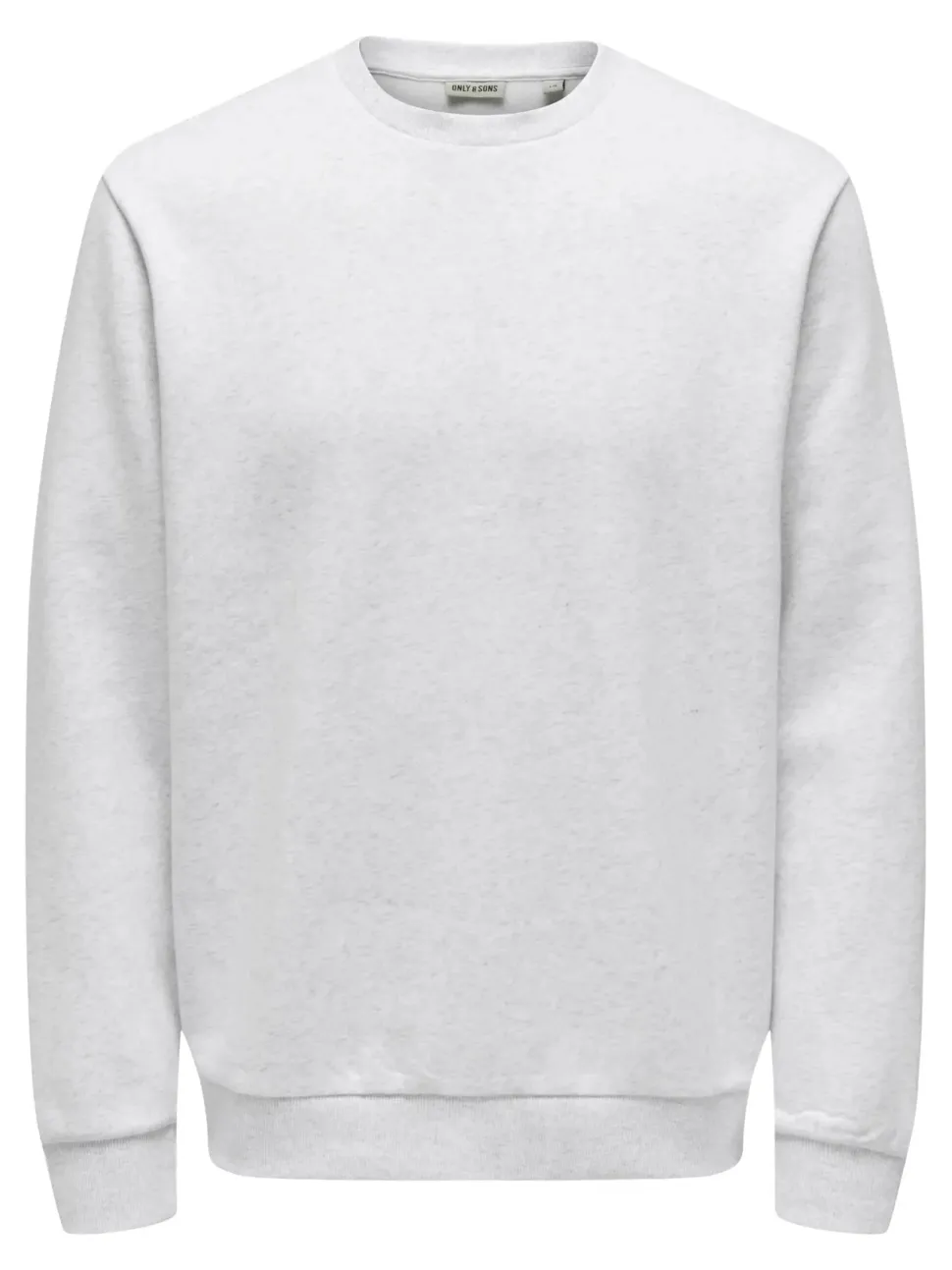 Only and Sons miesten collegepaita ONSCERES Crew Neck, vaaleanharmaa