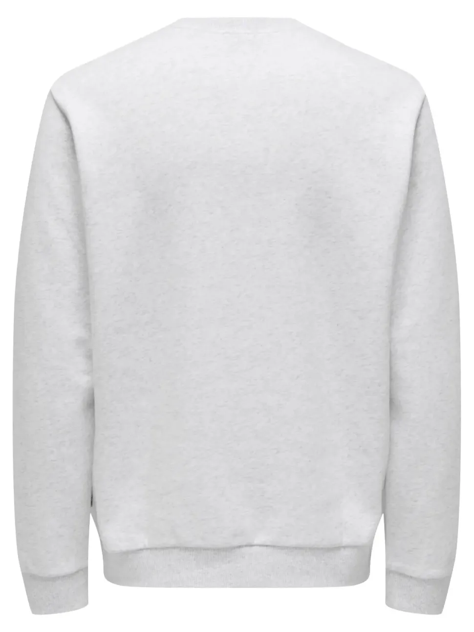 Only and Sons miesten collegepaita ONSCERES Crew Neck, vaaleanharmaa