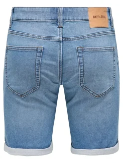 Only and Sons miesten farkkushortsit Blue Denim
