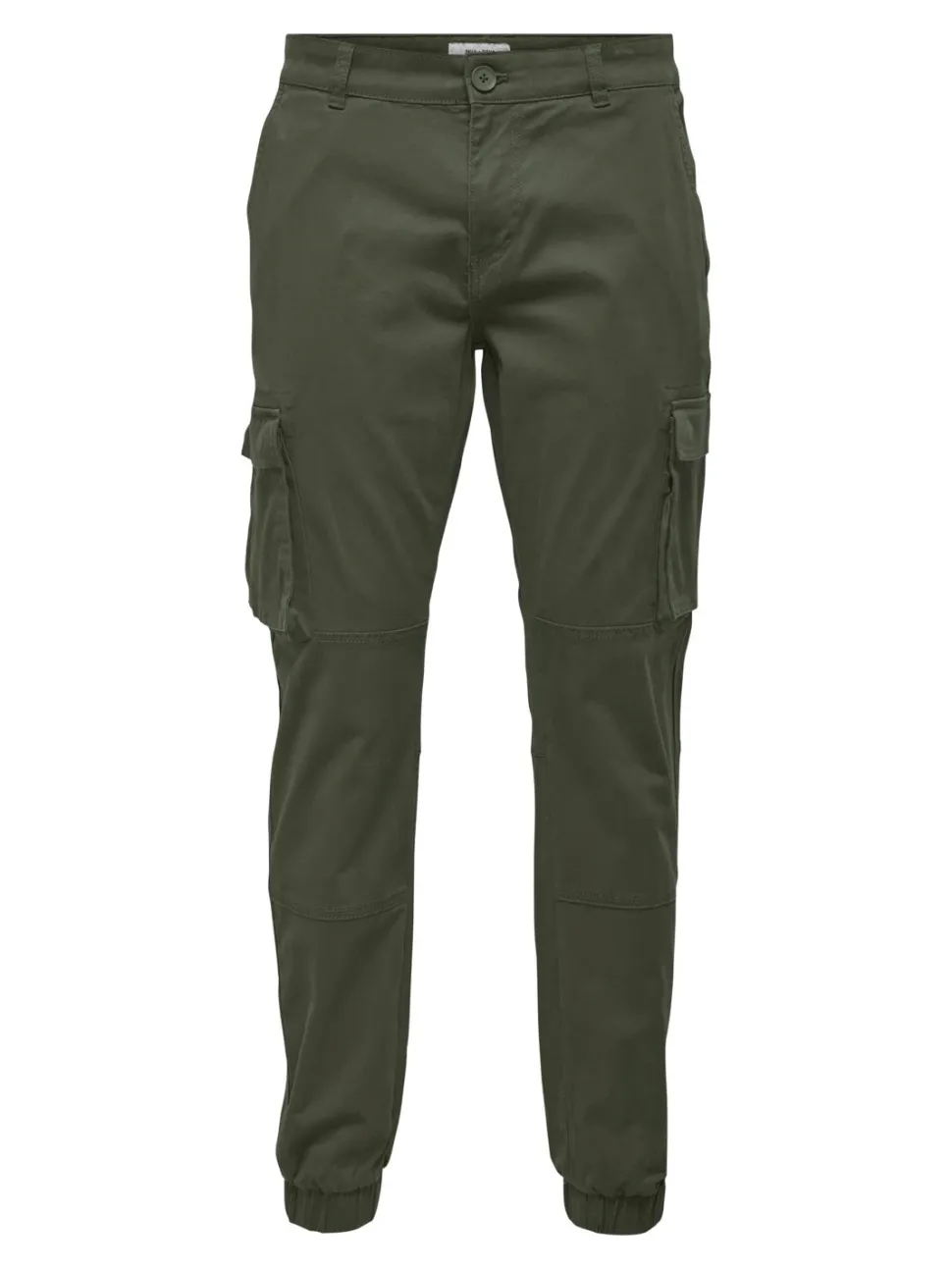Only and Sons miesten housut, ONSCAM STAGE CARGO CUFF Armeijanvihreä
