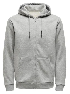 Only and Sons, Miesten Huppari, Ceres Life Zip Nos Keskiharmaa