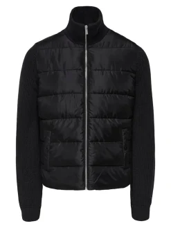Only and Sons miesten hybriditakki ONSMANE LIFE MIXED JACKET OTW, musta
