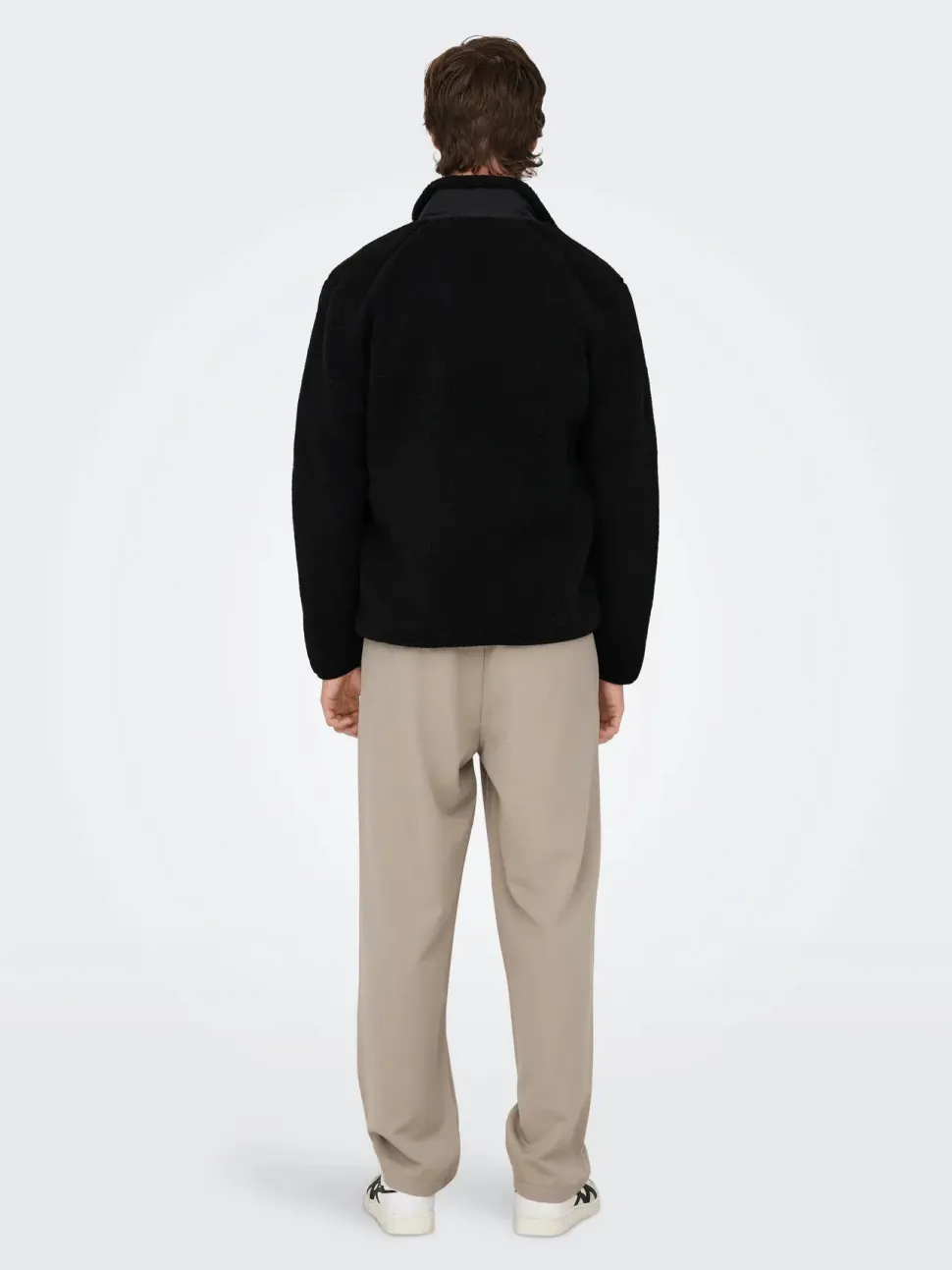 Only and Sons Miesten Teddytakki, DALLAS SHERPA JACKET Musta
