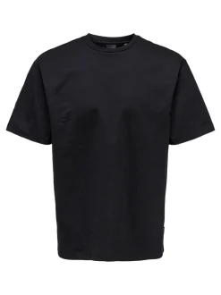 Only and Sons, Miesten T-Paita, Onsfred Rls Ss Tee Noos Musta