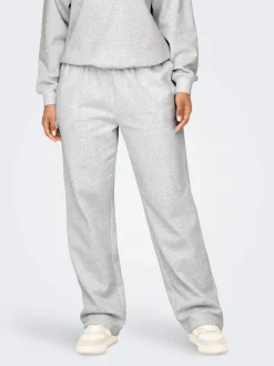 Only Naisten Collegehousut, Onldaze Straight Pants Noos Vaaleanharmaa