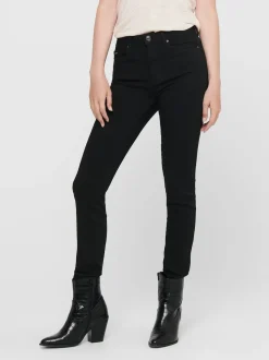 Only, Naisten Farkut, Forever Black Life Hw Sk Soo796C Musta