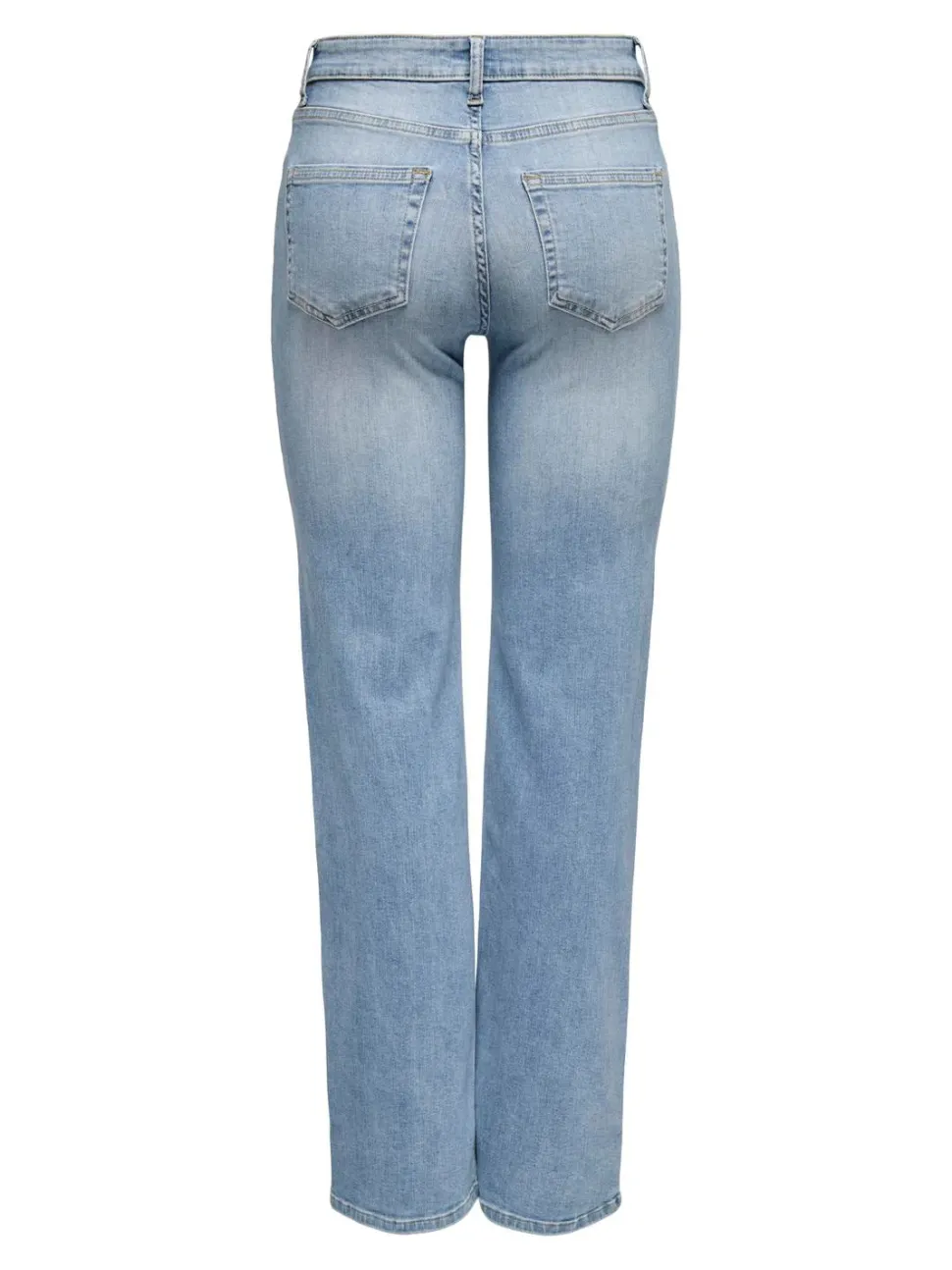 Only naisten farkut, ONLBLUSH MID STRAIGHT DNM TAI467 Vaaleansininen