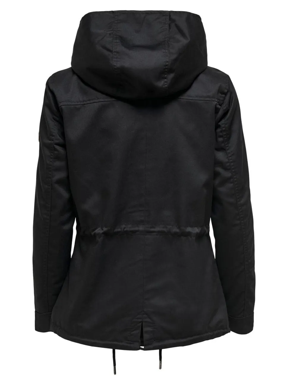 Only, Naisten Kevättakki, Lorca Canvas Parka Musta