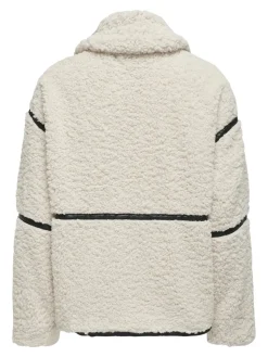 Only naisten teddytakki, ONLPARIS TEDDY JACKET LIFE Valkoinen