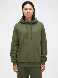 Peak Performance miesten huppari, M ORIGINAL SMALL LOGO HOOD Vihreä