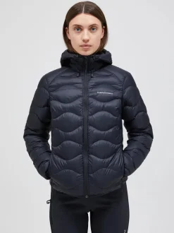 Peak Performance Naisten Kevytuntuvatakki, W Helium Down Hood Jacket Musta