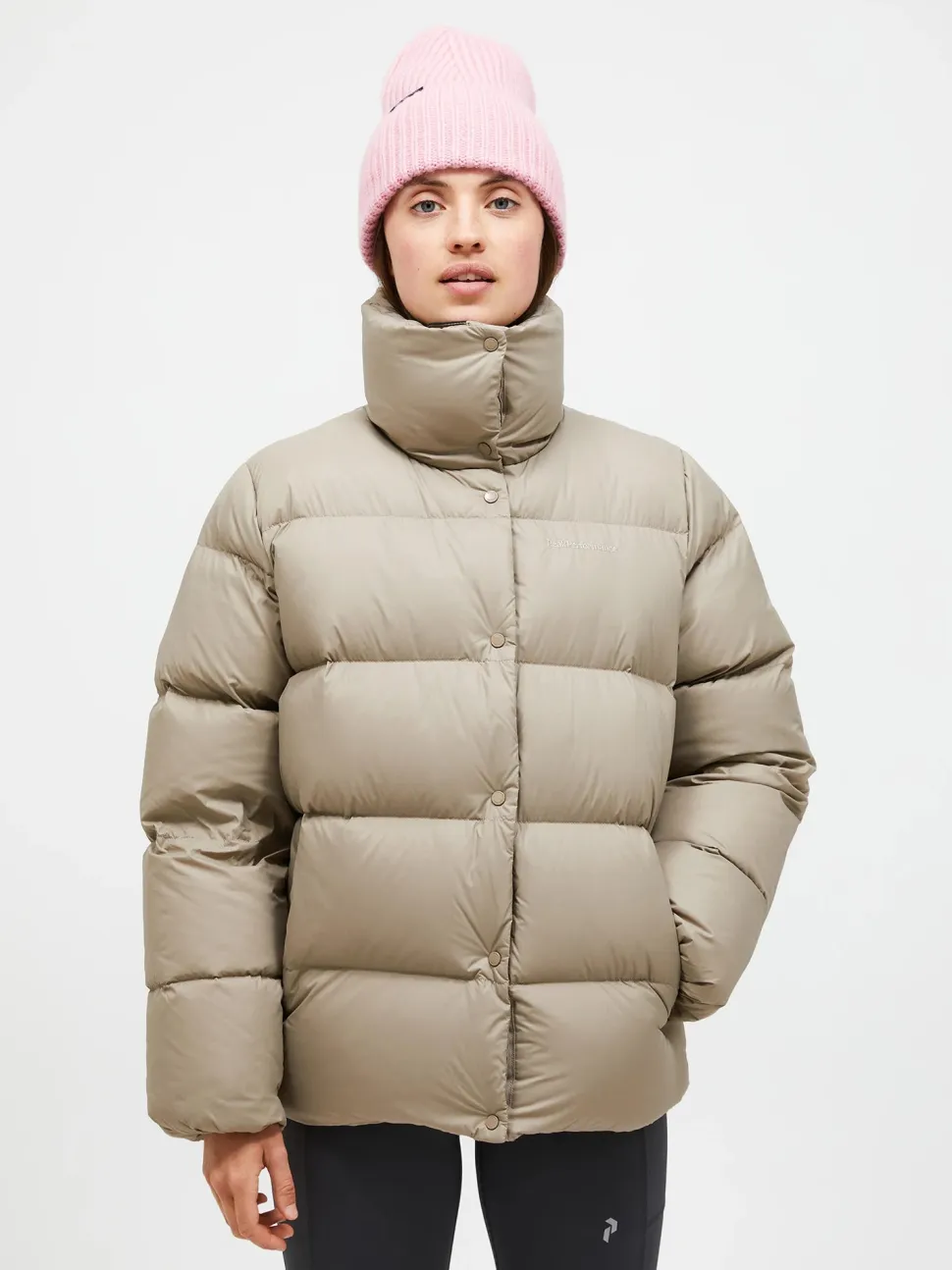 Peak Performance Naisten Takki, W Down Puffer Vaalea Beige