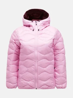 Peak Performance Naisten Kevytuntuvatakki, W Helium Down Hood Jacket Vaaleanpunainen
