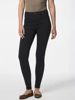 Pieces Housut, Skin Wear Jeggings Black Black