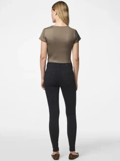 Pieces Housut, Skin Wear Jeggings Black Black