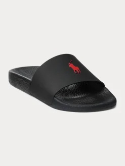 Polo Ralph Lauren flipflopit, POLO SLIDE Musta