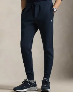 Polo Ralph Lauren Miesten Collegehousut, DOUBLE KNIT JOGGER PANT Tummansininen