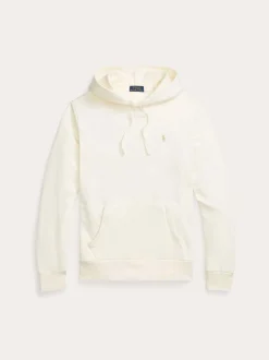Polo Ralph Lauren miesten huppari, LOOPBACK FLEECE HOODIE Luonnonvalkoinen