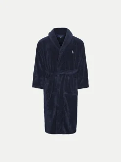 Polo Ralph Lauren Miesten Kylpytakki, COTTON TERRY ROBE Tummansininen