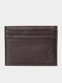 Polo Ralph Lauren miesten lompakko Multi CC Card Case Small, keskiruskea