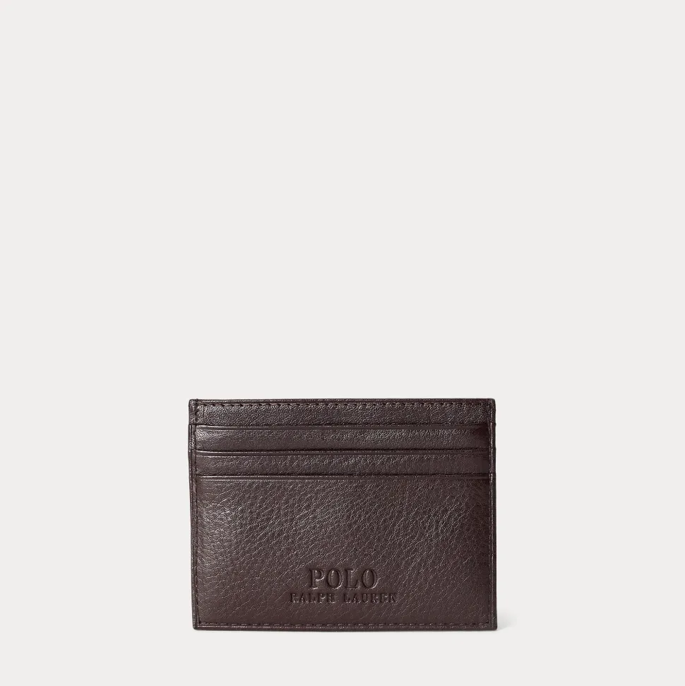 Polo Ralph Lauren miesten lompakko Multi CC Card Case Small, keskiruskea