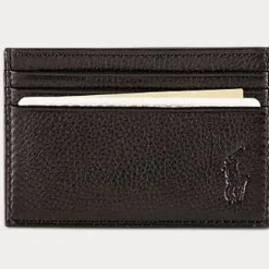 Polo Ralph Lauren miesten lompakko Multi CC Card Case Small, keskiruskea