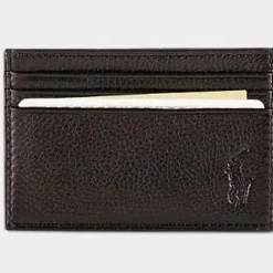 Polo Ralph Lauren miesten lompakko Multi CC Card Case Small, keskiruskea