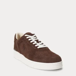 Polo Ralph Lauren tennarit, MASTERS CRT-SNEAKERS-LOW TOP LACE Kaakaonruskea