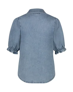 Red Button naisten pusero, VICTORIA BLOUSE LIGHT STONE Indigo