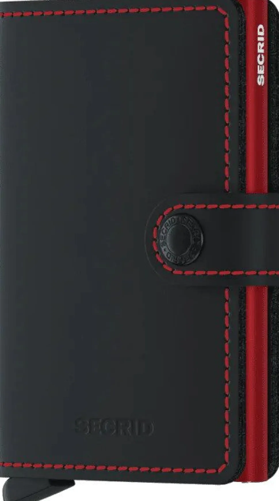 Secrid Korttikotelo, MINIWALLET MATTE BLACK RED Musta